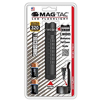 【中古】【輸入品・未使用】MAG-LITE(マグライト) マグタック LED クラウンベゼル SG2LRA6 ブラック