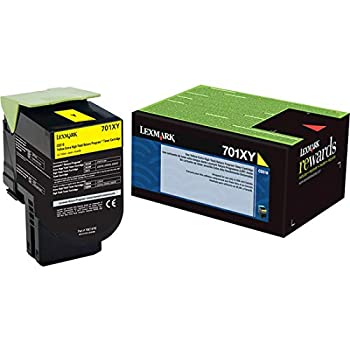 【中古】【輸入品・未使用】Lexmark 701XY - Extra High Yield - yellow - original - toner cartridge LCCP%ｶﾝﾏ% LRP - for Lexmark CS510de%ｶﾝﾏ% CS510dte