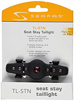 【中古】【インポート品・未当て嵌める】SERFAS ともし火 TL-STN 尻っ方 シートステー2 1/2ワット 黒いこと 028971