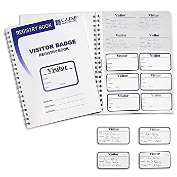 【中古】【輸入品・未使用】c-lineビジターバッジwithレジストリログ、150バッジperブック、1レジストリ( 97030?)