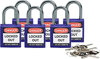 【中古】【輸入品・未使用】Brady 118933 Purple%カンマ% Brady Compact Safety Lock - Keyed Different (6 Locks) by Brady|スカイマーケットプラス