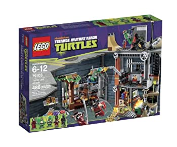 【中古】【インポート品・未当て嵌める】LEGO 79103 Turtle Lair Attack レゴ 突然変異体 タートルズ