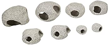 【中古】【インポート品・未当てはめる】Penn-Plax Deco-Replicas 8-Piece Granite Stone Hideaway%ｶﾝﾏ% Assortment by Penn-Plax