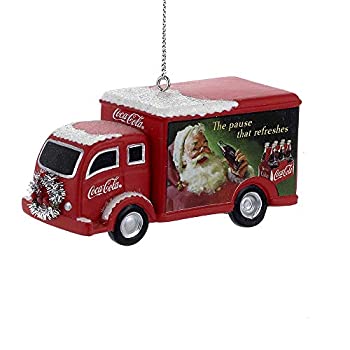 【中古】【輸入品・未使用】Kurt Adler Coca-Cola Truck With Silver Wreath Christmas Ornament by Kurt Adler [並行輸入品]｜スカイマーケットプラス