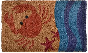 【中古】【輸入品・未使用】Imports Decor Printed Coir Doormat%ｶﾝﾏ% Crab%ｶﾝﾏ% 18-Inch by 30-Inch 玄関 マット