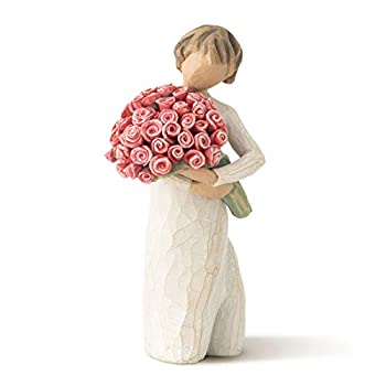 【中古】【輸入品・未使用】ウィローツリー彫像 [Abundance] あふれる気持ち 花束 置物
