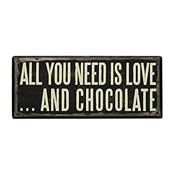 【中古】【輸入品・未使用】Primitives by Kathy Box Sign%ｶﾝﾏ% 2.5-Inch by 6-Inch%ｶﾝﾏ% And Chocolate by Primitives By Kathy [並行輸入品]｜スカイマーケットプラス