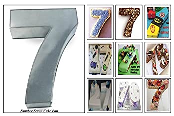 【中古】【輸入品・未使用】Small Number Seven 7 Wedding Birthday Anniversary Cake Baking Pan / Tin 10 X 8 by EURO TINS