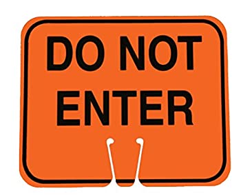 【中古】【輸入品・未使用】Cortina 03-550-DNEG ABS Plastic Traffic Cone Sign%ｶﾝﾏ% Legend DO NOT ENTER%ｶﾝﾏ% 11 Width x 13 Height%ｶﾝﾏ% Black on Orange by Cortina｜スカイマーケットプラス 8,361円