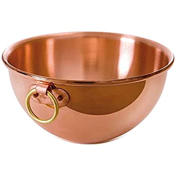 【中古】【輸入品・未使用】(26 cm%ｶﾝﾏ% With ring) - Mauviel M'Passion 2191.26 Copper 25cm /4.6L/4.6l Egg White Bowl with Ring