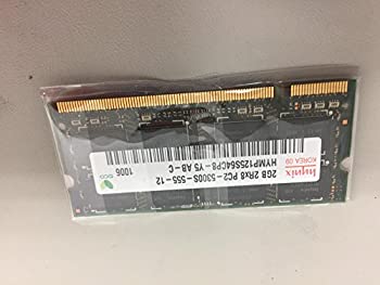 【中古】【輸入品・未使用】hynix製ノートPCメモリ 2GB DDR2 PC2-5300S SO-DIMM HYMP125S64CP8-Y5