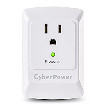 【中古】【インポート品・未当て嵌める】CyberPower CSB100W 900 Joules Essential Wall Tap with 1-Outlet Surge Suppressor by CYBERPOWER SYSTEMS [並行輸入品]