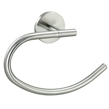 【中古】【輸入品・未使用】(Towel Ring) - Designers Impressions Contemporary Series Satin Nickel Towel Ring|スカイマーケットプラス