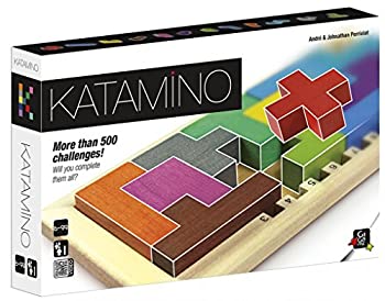 【中古】【インポート品・未当て嵌める】Gigamic (ギガミック） カタミノ KATAMINO （カタミノ） 木製ゲーム盤競り合い 謎合わせ競り合い 並行輸入品