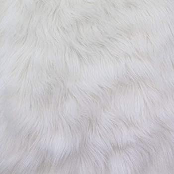 【中古】【輸入品・未使用】Faux Fur Luxury Shag White 60 Inch Wide Fabric By the Yard (F.E.ﾃつｮ) by The Fabric Exchange