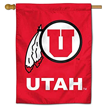 【中古】【輸入品・未使用】Utah Utes Banner House Flag
