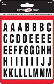 【中古】【輸入品・未使用】ヒルマングループ842286?1インチダイカット文字と、番号のキット、ブラック ブラック 842286 1｜スカイマーケットプラス