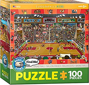 【中古】【輸入品・未使用】バスケットボール ? スポット&ファインドパズル 100ピース|スカイマーケットプラス