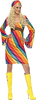 【中古】【輸入品・未使用】ヒッピー　レインボー　衣装、コスチューム　ディスコ　大人女性用　Rainbow Hippie｜スカイマーケットプラス