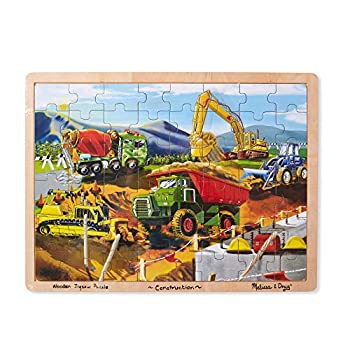 【中古】【輸入品・未使用】Melissa & Doug Construction Jigsaw Puzzle (48-Piece) by Melissa & Doug [並行輸入品]｜スカイマーケットプラス