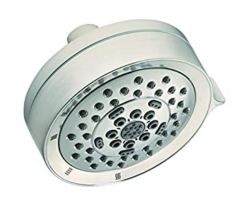 【中古】【輸入品・未使用】Danze D460055BN Brushed Nickel Parma 11cm Multi Function 2gpm Shower Head Only with D-Force Technology D460055