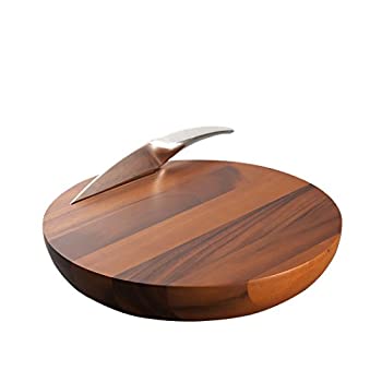 【中古】【インポート品・未当て嵌める】Nambe Harmony Cheese Board with Knife