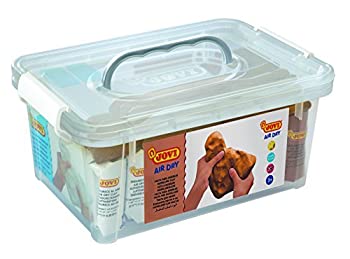【中古】【輸入品・未使用】Jovi Air-Dry Modelling Clay Classpack; 5 White and 2 Terracotta 0.5kg Bricks of Clay with 20 Modelling Tools (4 each of 5 Styles)%ｶﾝﾏ%