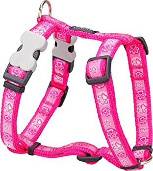 【中古】【輸入品・未使用】Red Dingo (レッドディンゴ) 犬用ハーネス Lサイズ Paw Impressions Hot Pink (並行輸入品)