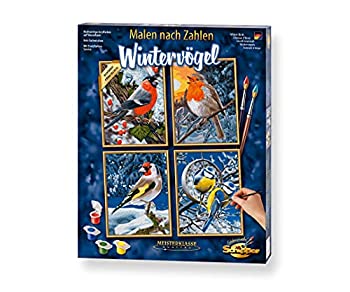 【中古】【輸入品・未使用】Schipper Malen nach Zahlen: Wintervogel (Quattro)
