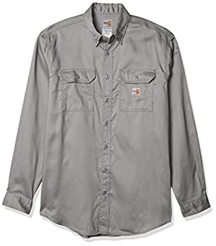 【中古】【輸入品・未使用】Carhartt Men's Big & Tall Flame Resistant Lightweight Twill Shirt%ｶﾝﾏ%Gray%ｶﾝﾏ%XXX-Large