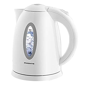 【中古】【輸入品・未使用】Ovente 1.7リットルコードレス電気ケトル%ﾀﾞﾌﾞﾙｸｫｰﾃ%ホワイト%ﾀﾞﾌﾞﾙｸｫｰﾃ% [並行輸入]｜スカイマーケットプラス