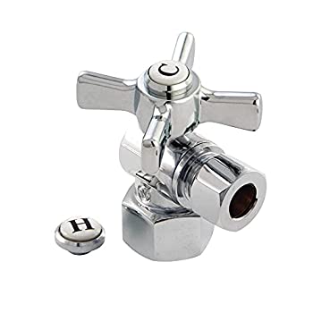 【中古】【輸入品・未使用】(polishedchrome) - Kingston Brass Millennium 1.3cm FIP x 1cm OD Compression Angle Valve|スカイマーケットプラス