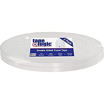【中古】【輸入品・未使用】Tape Logic T95441162PK Polyethylene Double Sided Foam Tape%ｶﾝﾏ% 1/32 Thick%ｶﾝﾏ% 72 yds Length x 3/4 Width%ｶﾝﾏ% White (Case of 2) by Tap｜スカイマーケットプラス