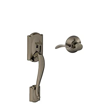 【中古】【輸入品・未使用】Schlage Camelot 玄関ドアハンドルセット 屋内側右利きレバー付き FE285CAM620ACCRH｜スカイマーケットプラス