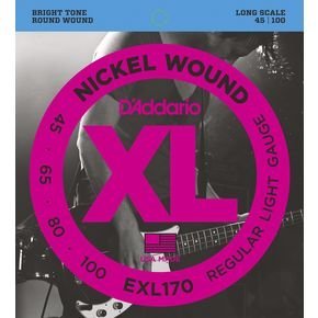 【中古】【輸入品・未使用】ダダリオ/D'Addario EXL170 Nickel Wound Bright Round Wound Electric Bass Strings/アクセサリー【並行輸入品】｜スカイマーケットプラス