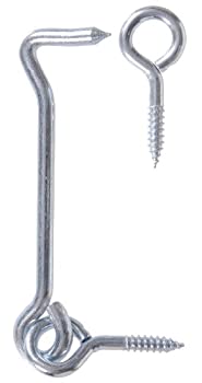 【中古】【輸入品・未使用】Theヒルマングループ851933?6-inch Heavyゲートフックwith Screw目、亜鉛メッキ 851933 1