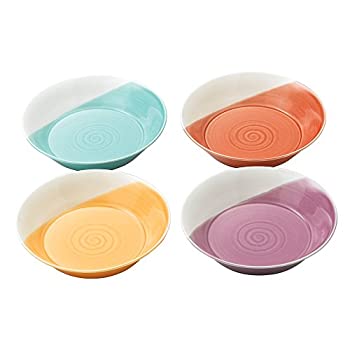 【中古】【輸入品・未使用】Royal Doulton 1815 Bright Colors Mixed Patterns Pasta Bowls (Set of 4)%カンマ% 9.1%カンマ% Multicolor by Royal Doulton|スカイマーケットプラス