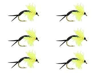 【中古】【輸入品・未使用】Wild Water Metallic Yellow Estaz Stonefly%ｶﾝﾏ% Size 8%ｶﾝﾏ% Qty. 6