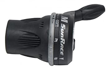 【中古】【インポート品・未当て嵌める】Sunrace Shifters Tsm63 Twist 3 Speed Left by SunRace