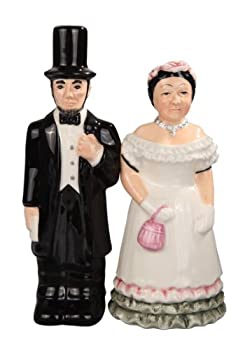 【中古】【輸入品・未使用】Salt & Pepper Shakers Set - LICOLN & MARY New Ceramic Kitchen Gifts 9621 12,682円