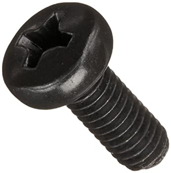 【中古】【輸入品・未使用】Steel Pan Head Machine Screw%カンマ% Black Oxide Finish%カンマ% Meets DIN 7985%カンマ% #2 Phillips Drive%カンマ% M4-0.7 Thread Size%カンマ% 10 mm Leng