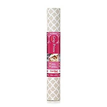【中古】【インポート品・未当て嵌める】Con-Tact Nonadhesive Grip Print Shelf Liner-18%ﾀﾞﾌﾞﾙｸｫｰﾃ%X4\u0027 TL GRAY GP LINER (並行輸入品)