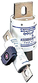 【中古】【輸入品・未使用】Mersen A50QS 半導体保護ヒューズ ボルトインマウント付き 500VAC/DC 200kA AC/87kA DC 200アンペア 直径1-7/32インチ x 長さ3-5/8インチ