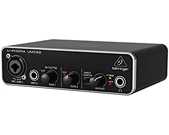 【中古】【輸入品・未使用】ベリンガー 2入力2出力 USBオーディオインターフェース UMC22 U-PHORIA