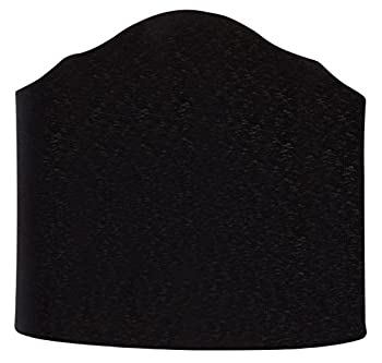 【中古】【輸入品・未使用】Upgradelights壁取り付け用燭台クリップonブラックシールドランプシェード半分シェードシャンデリアシェードクリップonto電球