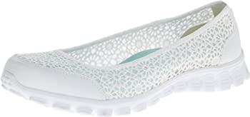 【中古】【輸入品・未使用】Skechers Sport レディース EZ Flex Sweetpea スリッポン フラット US サイズ: 24 カラー: ホワイト