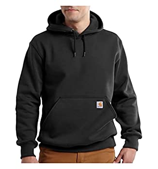 【中古】【輸入品・未使用】Carhartt メンズ レインディフェンダー パックストン 厚手のフード付きスエットシャツ US サイズ: Large カラー: ブラック｜スカイマーケットプラス