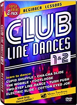 【中古】【インポート品・未当て嵌める】Club Line Dances 1 \u0026 2: Beginner Lessons - Learn to dance the Wobble%ｶﾝﾏ% Electric Slide%ｶﾝﾏ% Cha-Cha Slide%ｶﾝﾏ% Two-Step Line Dance%ｶﾝ