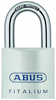 【中古】【輸入品・未使用】ABUS 80TI/50 KD C Titalium 2 Padlock with 5/16%ﾀﾞﾌﾞﾙｸｫｰﾃ% diameter nano protect steel shackle