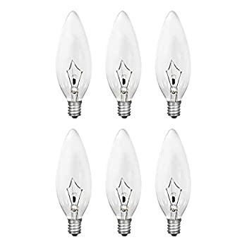 【中古】【輸入品・未使用】Sylvania Home Lighting (シルバニア ホーム ライティング) 15318 白熱電球 B10～15W ダブルライフ クリア仕上げ 細形口金 6個セット｜スカイマーケットプラス